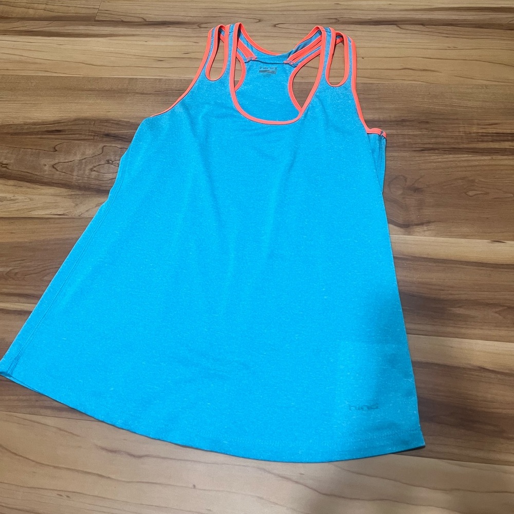 Hind Blue and Coral Tank Top